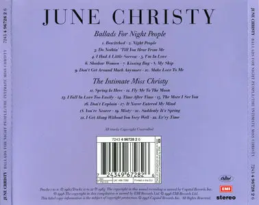 June Christy - Ballads for Night People/The Intimate Miss Christy (1999)