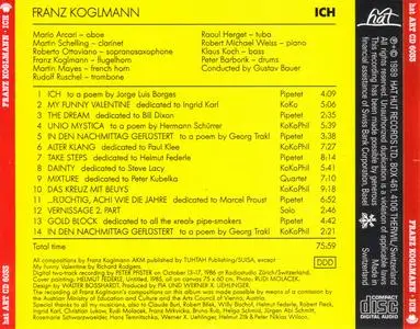 Franz Koglmann - Ich (1986) {Hat Hut Records hat ART CD6033 rel 1989}