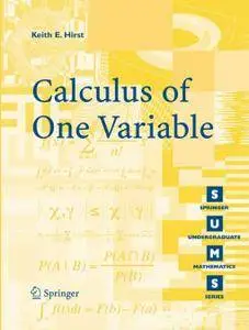 Calculus of One Variable (Repost)