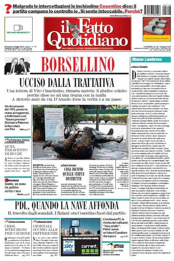Il Fatto Quotidiano (18-07-10)