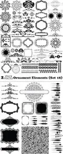 Vectors - Ornament Elements (Set 18)