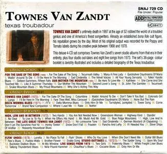 Townes Van Zandt - Texas Troubadour (2005) 4 CD Box Set