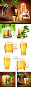 Vector Beer Set