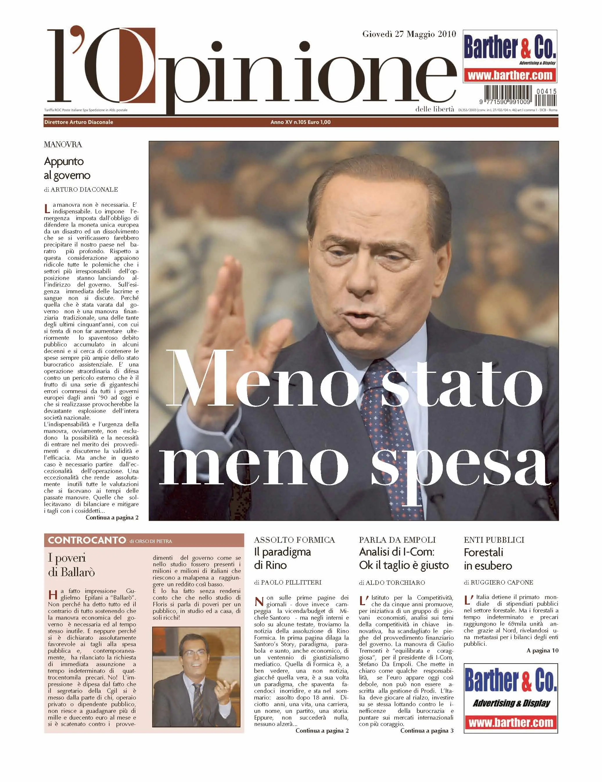 L'Opinione 27.05.2010