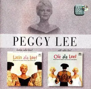 Peggy Lee - 'Latin Ala Lee!' (1960) + 'Olé Ala Lee!' (1960) 2 LP in 1 CD, Remastered 1997