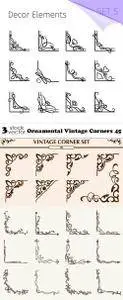 Vectors - Ornamental Vintage Corners 45