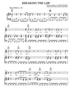 Breaking the law - Judas Priest (Piano-Vocal-Guitar)