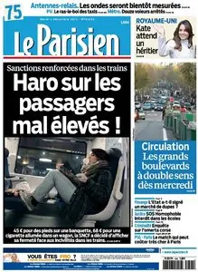 Le Parisien + Cahier Paris du Mardi 4 Décembre 2012