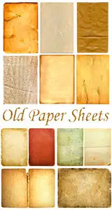 Stock Photo - Old Paper Sheets