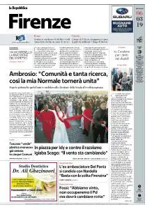 la Repubblica Firenze - 6 Marzo 2019