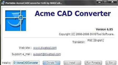 Portable Acme CADConverter v6.85