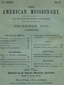 «The American Missionary — Volume 33, No. 12, December 1879» by Various