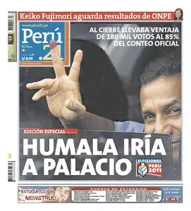 DIARIO PERU 21  06 07 DE JUNIO DE 2011