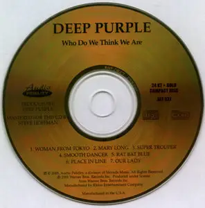 Deep Purple - Who Do We Think We Are! (1973) [Audio Fidelity AFZ 027, 2005]