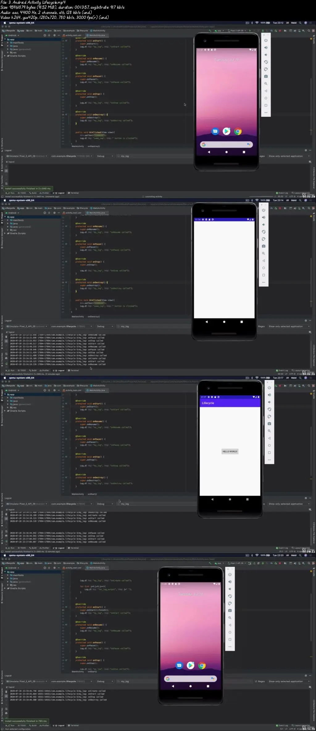 The complete Java Android App development Bootcamp 2020 (9/2020)