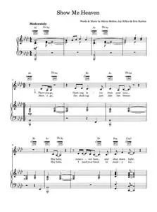 Show Me Heaven - Maria McKee (Piano-Vocal-Guitar (Piano Accompaniment))
