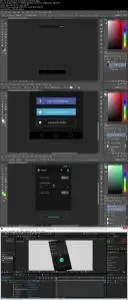 Mobile App Design and Prototyping in Photoshop and After Effects [repost]