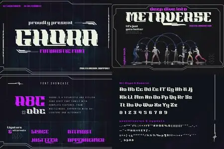 Ghora | Futuristic Font