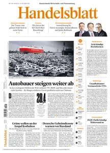 Handelsblatt  - 15 Oktober 2024