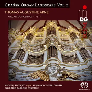 Goldberg Baroque Ensemble - Arne- Organ Concertos (2024) [Official Digital Download 24/96]