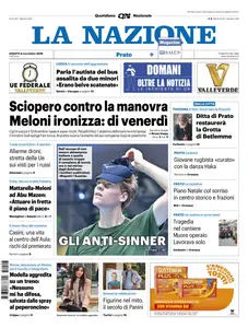 La Nazione Prato - 8 Novembre 2025