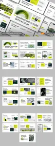 White Green Modern AI Company Pitch Deck PPT DU8ZCT4