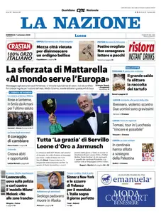 La Nazione Lucca - 7 Settembre 2025