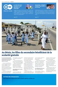 Deutsche Welle Édition française - 15 Septembre 2026