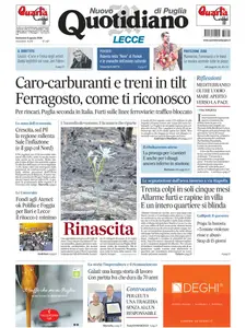 Quotidiano di Puglia Lecce - 9 Agosto 2026