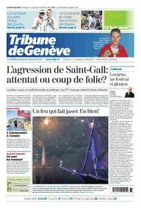 Tribune de Genève du 15 Août 2016