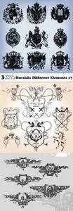 Vectors - Heraldic Different Elements 17