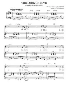 The Look of Love - Burt Bacharach (Piano Vocal)