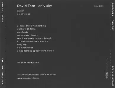 David Torn - Only Sky (2015) {ECM 2433}