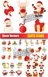Santa icon - Stock Vectors