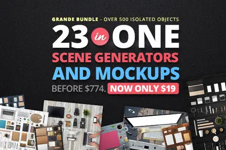 CreativeMarket - Grand Bundle - Scene Generators Mock