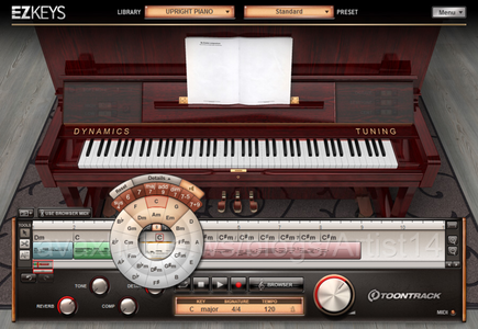 Toontrack EZkeys Upright Piano v1.1.0 Mac OS X
