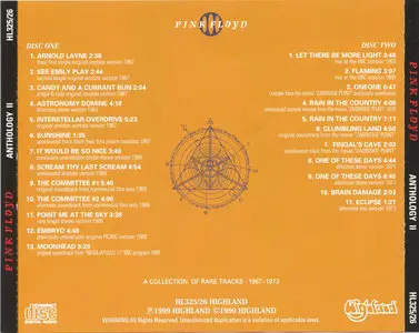 Pink Floyd - Anthology II [HL 325-326]