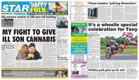 Shropshire Star Shrewsbury Edition – August 27, 2018