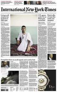 International New York Times - Thursday 4 September 2014
