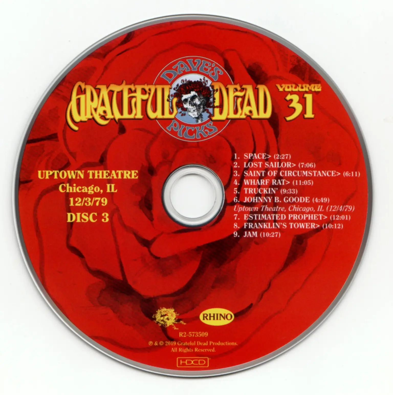 Grateful Dead Dave´s Picks Vol.35 3CD 新品+thefivetips.com