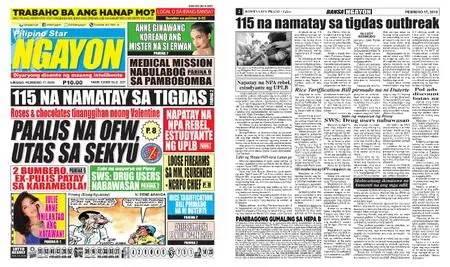 Pilipino Star Ngayon – Pebrero 17, 2019