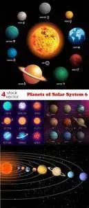 Vectors - Planets of Solar System 6