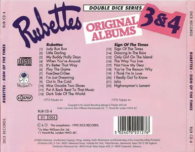 Rubettes - 8 Albums on 4 CD (1974 - 1979) [1992, France First Press] Re-up