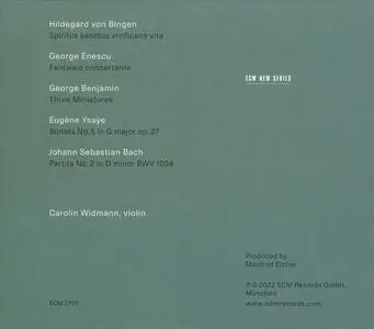 Carolin Widmann - L'Aurore: Ysaÿe, Benjamin, Hildegard von Bingen, Enescu, Bach (2022)