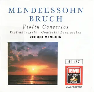 Yehudi Menuhin & LSO - Mendelssohn & Bruch: Violion Concertos (1972 & 1973, CD ReIssue 1988)