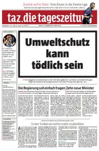 Tageszeitung TAZ vom 27 Dezember 2013