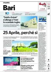 la Repubblica Bari – 24 aprile 2019