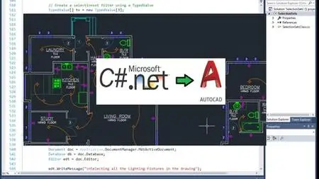 AutoCAD Programming Using C#.NET - Beginner Course (Update)