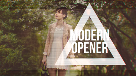 Modern Fashion Opener - Fast Glitch Slideshow - Project for After Effects (VideoHive)