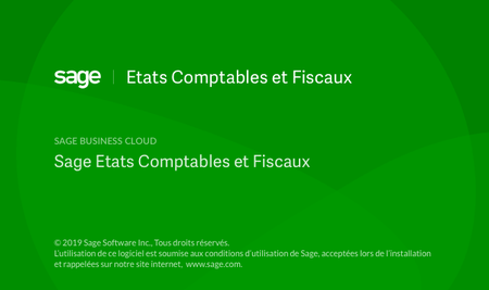 Sage 100 Etats Comptables et Fiscaux Pack i7 v13